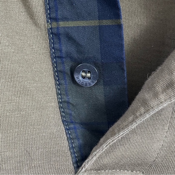 BAROBOUR Corpatch Cotton Jersey Polo - Green - Picture 5 of 8